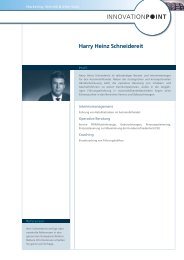 Harry Heinz Schneidereit - Innovation Point