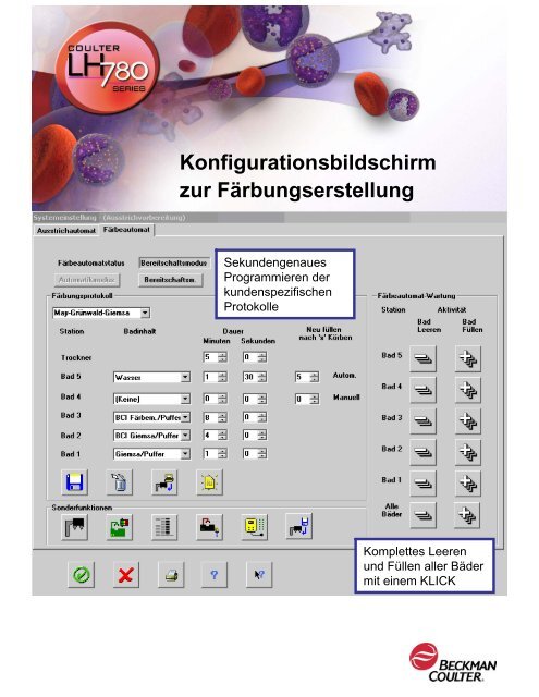 LH785 Eigenschaften - Beckman Coulter