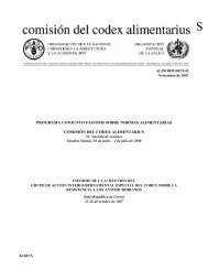 programa conjunto fao/oms sobre normas alimentarias comisiÃ³n