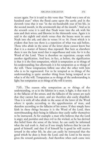 Arcana Coelestia volume 1 - Swedenborg Foundation