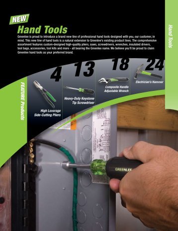 Greenlee Hand Tools Catalog