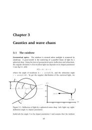 Chapter 3 Caustics and wave chaos 3.1 The rainbow