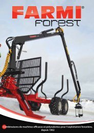 Combinaisons de machines efficaces et polyvalentes ... - Farmi Forest