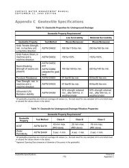 Appendix C Geotextile Specifications - City of Tacoma