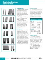 Conductive Elastomer Extruded Strips continued - Parker