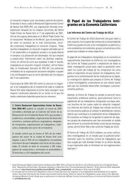 Diez maneras de proteger a los trabajadores en situación ... - Accem