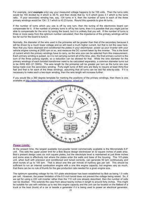 Electrolyser designs - Free Energy Info