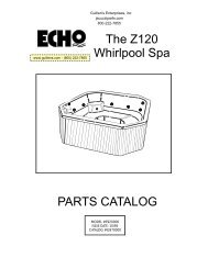 PARTS CATALOG The Z120 Whirlpool Spa - Guillens.com
