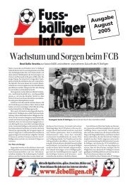 Ausgabe August 2005 - FC Bolligen