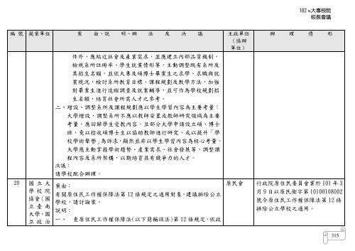 102 年大專校院校長會議 - 佛光大學