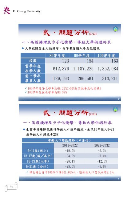 102 年大專校院校長會議 - 佛光大學