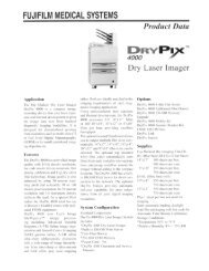 FujiFilm DryPix 4000: Data Sheet - Del Medical