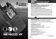 MR HH325 VP - Cobra Electronics