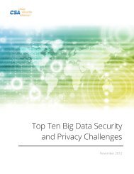 Top Ten Big Data Security and Privacy Challenges - Cloud Security ...