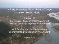 Raising Awareness About Climate Change in Fort Yukon ... - ANTHC