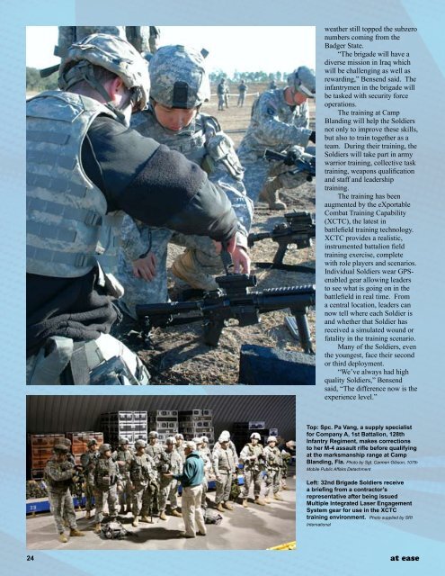 At Ease - Wisconsin National Guard Department of Military Affairs