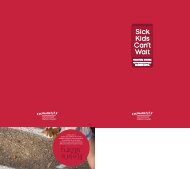 Sick Kids Can't Wait Folder (pdf) - American Family Children's Hospital