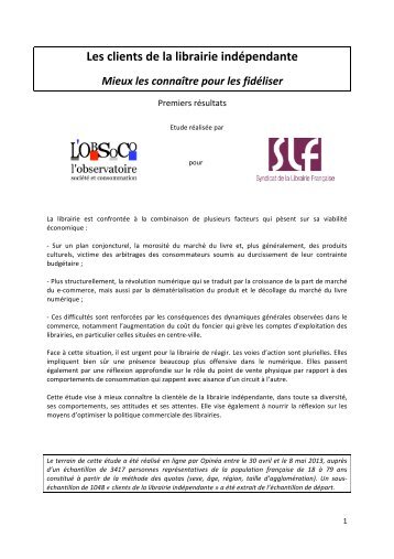 Etude OBSOCO pour les rencontres nationales 2013 [pdf ... - Le Motif