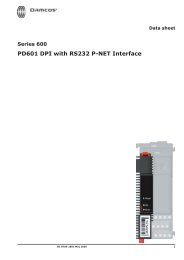 PD601 DPI with RS232 P-NET Interface - Rosemount TankRadar