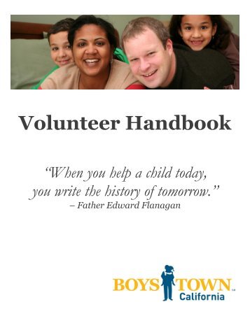 Volunteer Handbook - Boys Town