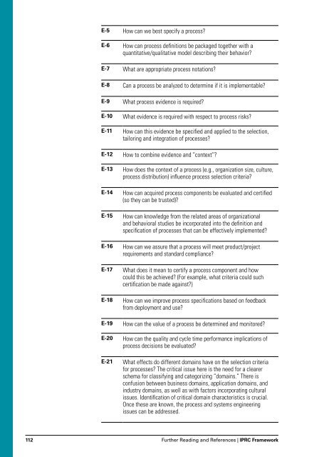 A Process Research Framework - Software Engineering Institute ...