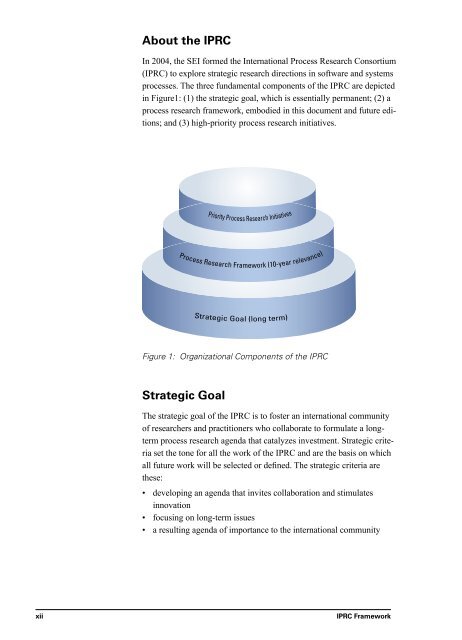 A Process Research Framework - Software Engineering Institute ...