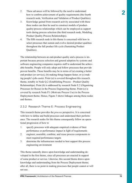 A Process Research Framework - Software Engineering Institute ...