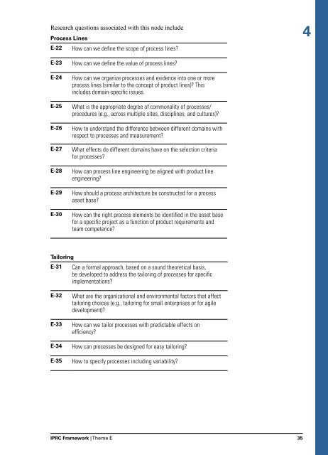 A Process Research Framework - Software Engineering Institute ...