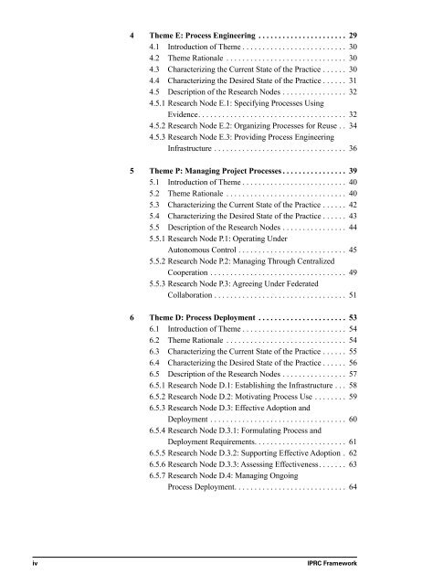 A Process Research Framework - Software Engineering Institute ...