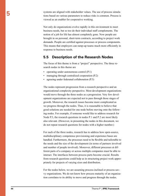 A Process Research Framework - Software Engineering Institute ...