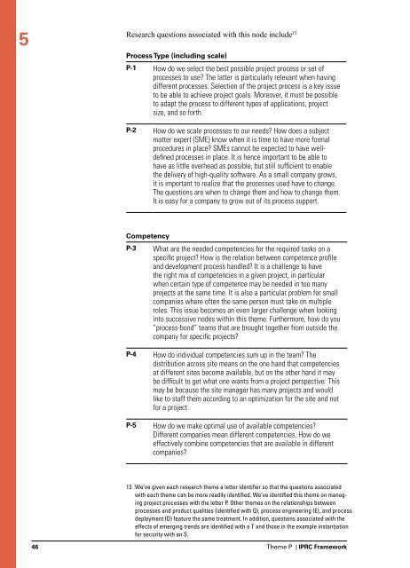 A Process Research Framework - Software Engineering Institute ...