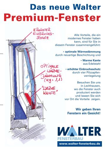 Premium-Fenster - Walter Fensterbau