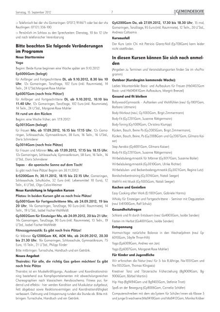 Ausgabe :Gomaringen 15.09.12.pdf - Gomaringer Verlag