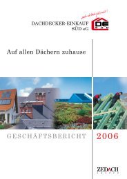 Auf allen Dächern zuhause - Dachdecker-Einkauf Süd eG