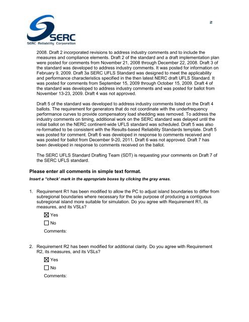 Comments on Draft 7 SERC UFLS Standard_PRC-006-SERC-01_ ...