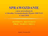 2010 - Instytut Maszyn PrzepÅywowych PAN