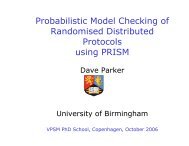 Probabilistic Model Checking of Randomised Distributed ... - PRISM