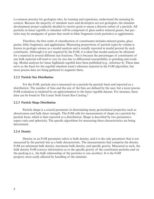 Figure of Merit Characteristics Compared to Engineering Parameters