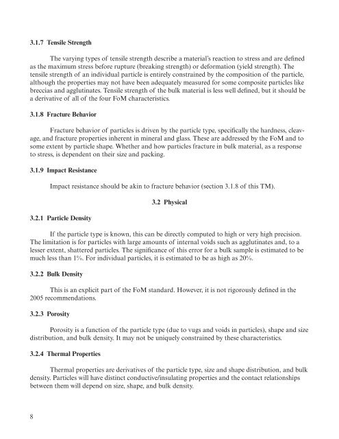 Figure of Merit Characteristics Compared to Engineering Parameters