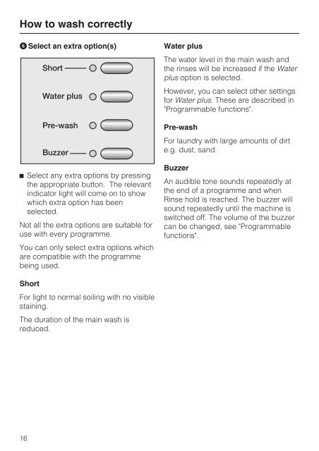 Operating instructions for Washing machine W 1714