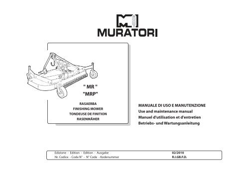 " MR " "MRP" - Muratori