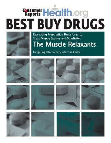 Muscle Relaxants - Consumer Health Choices