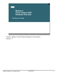 Module 3: Cisco Catalyst 3500 Hardware Overview