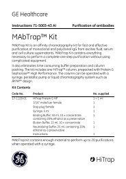MAbTrap™ Kit - GE Healthcare Life Sciences