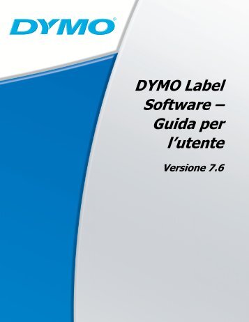 Capitolo 6 Uso della stampante LabelWriter con altre ... - DYMO