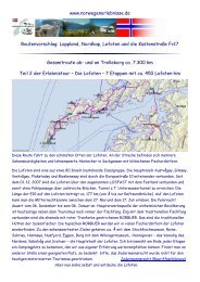 geht es im Teil 2 â Die Lofoten - Norwegen