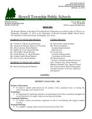 MINUTES 12-12-12.pdf - Howell Township Public Schools