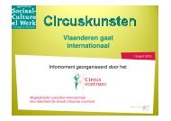 Ondersteuningsmogelijkheden voor internationale ... - Circuscentrum