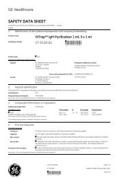 SAFETY DATA SHEET 9517511001 - GE Healthcare Life Sciences