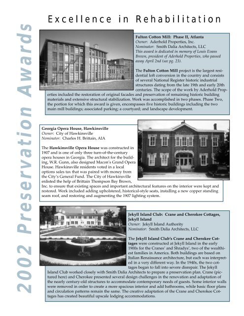 May/June 2002 - The Georgia Trust for Historic Preservation